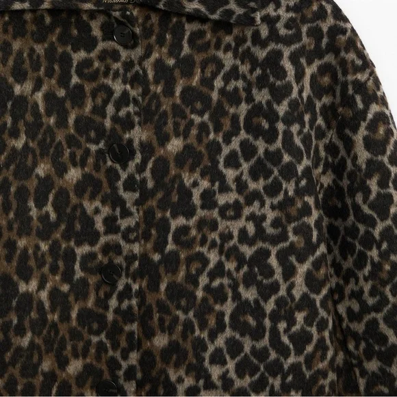 🐅🐆ZARA- LIKE tweed - wool blend dress coat🐆🐅 - Picture 4 of 4